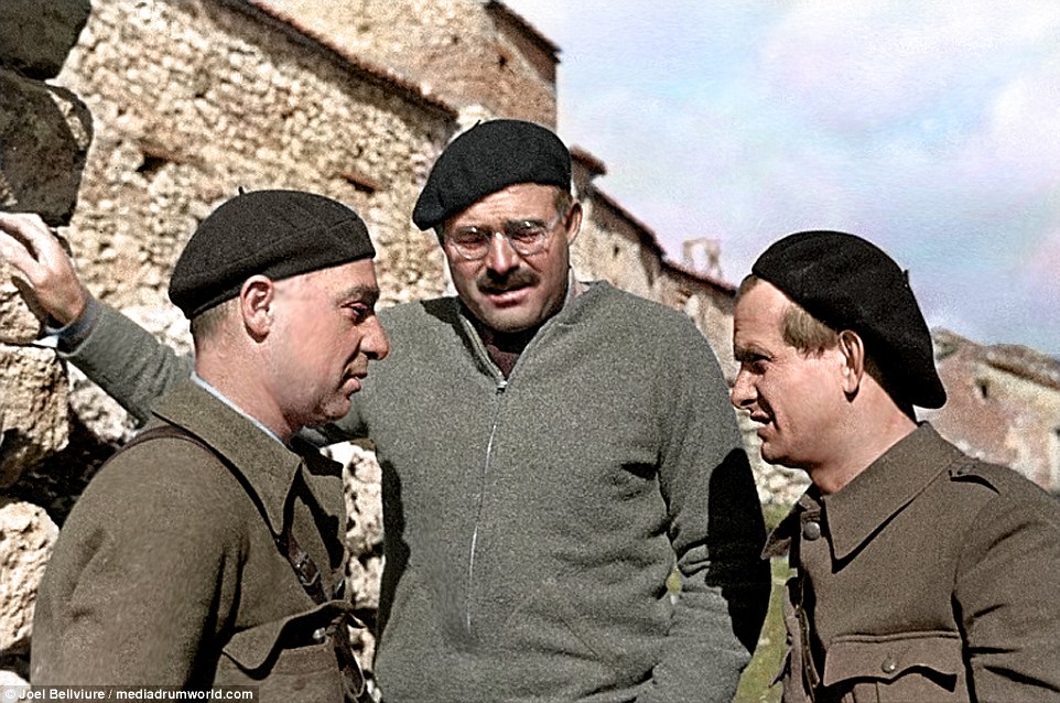 Ernest Hemingway in Fisherman's Cap